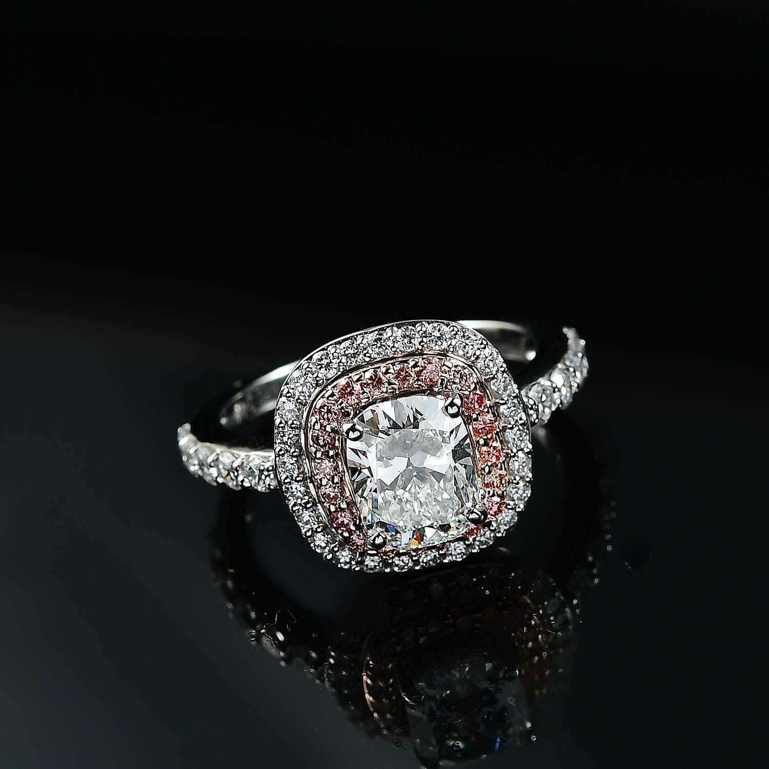 Luxuriant Diamond - IGI Certified Lab Grown Pink Diamond Ring